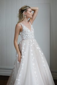 Floral wedding dress Adelaide Hera Couture
