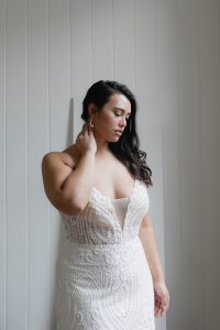 Lace wedding dress available in Adelaide by Hera Couture
