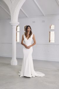 Lita wedding dress by Amaline Vitale available in Adelaide
