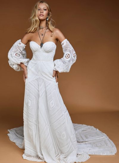 Boho wedding dresses Adelaide Rue De Seine Arizona gown