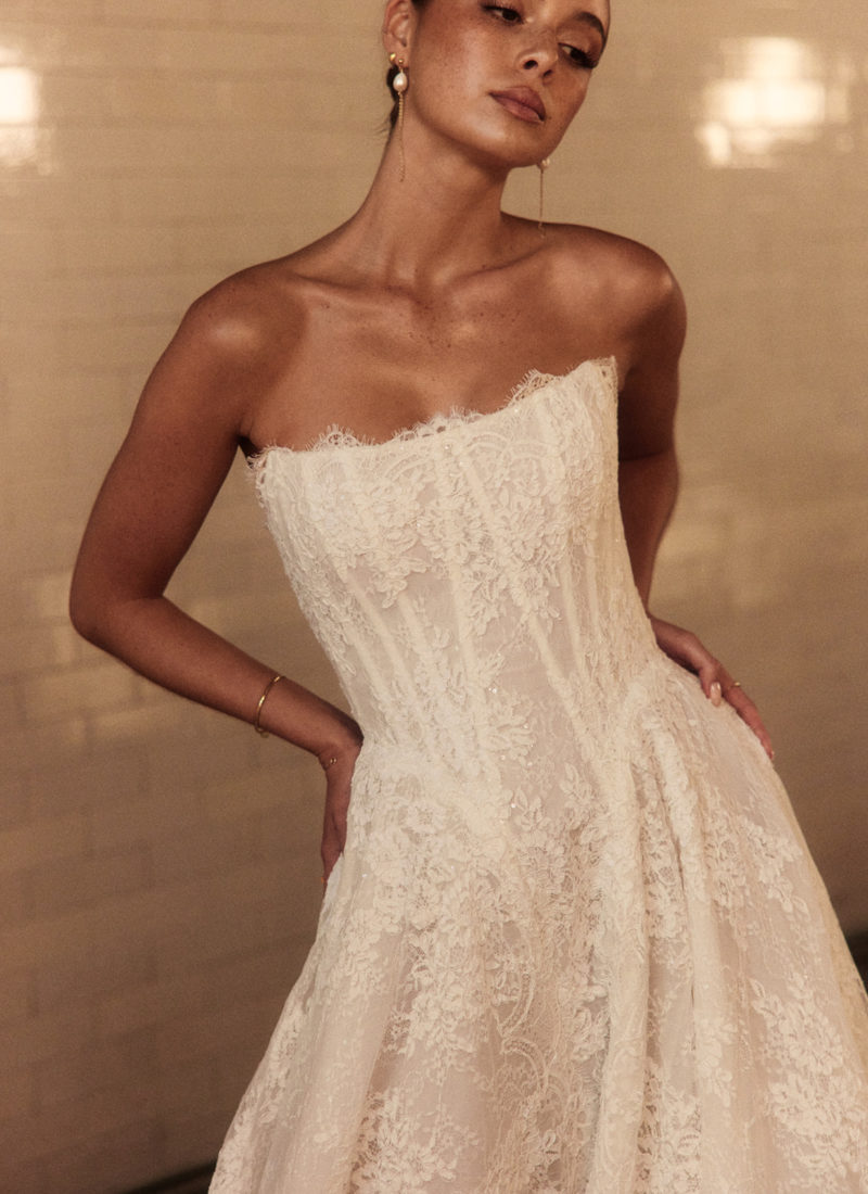 Chantilly Lace wedding dress Adelaide