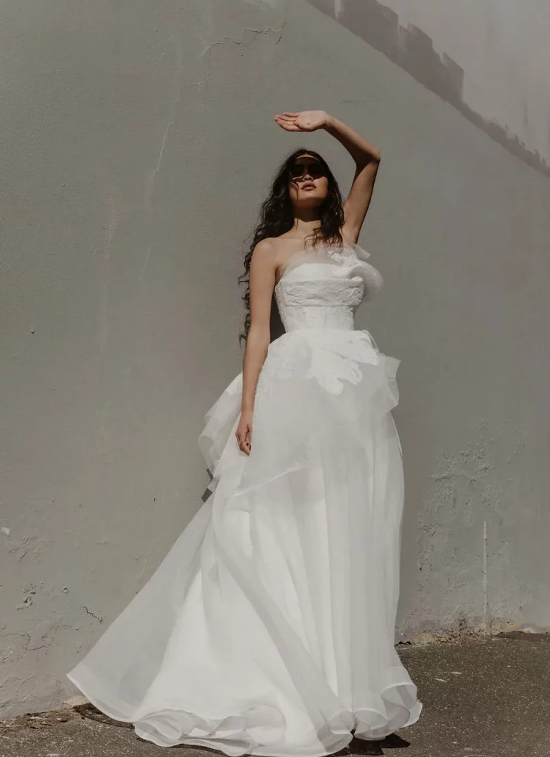 Georgia Young Modern Wedding Dresses Adelaide Raven