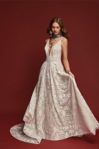Boho wedding dresses Adelaide Rue De Seine Kyara A-line skirt