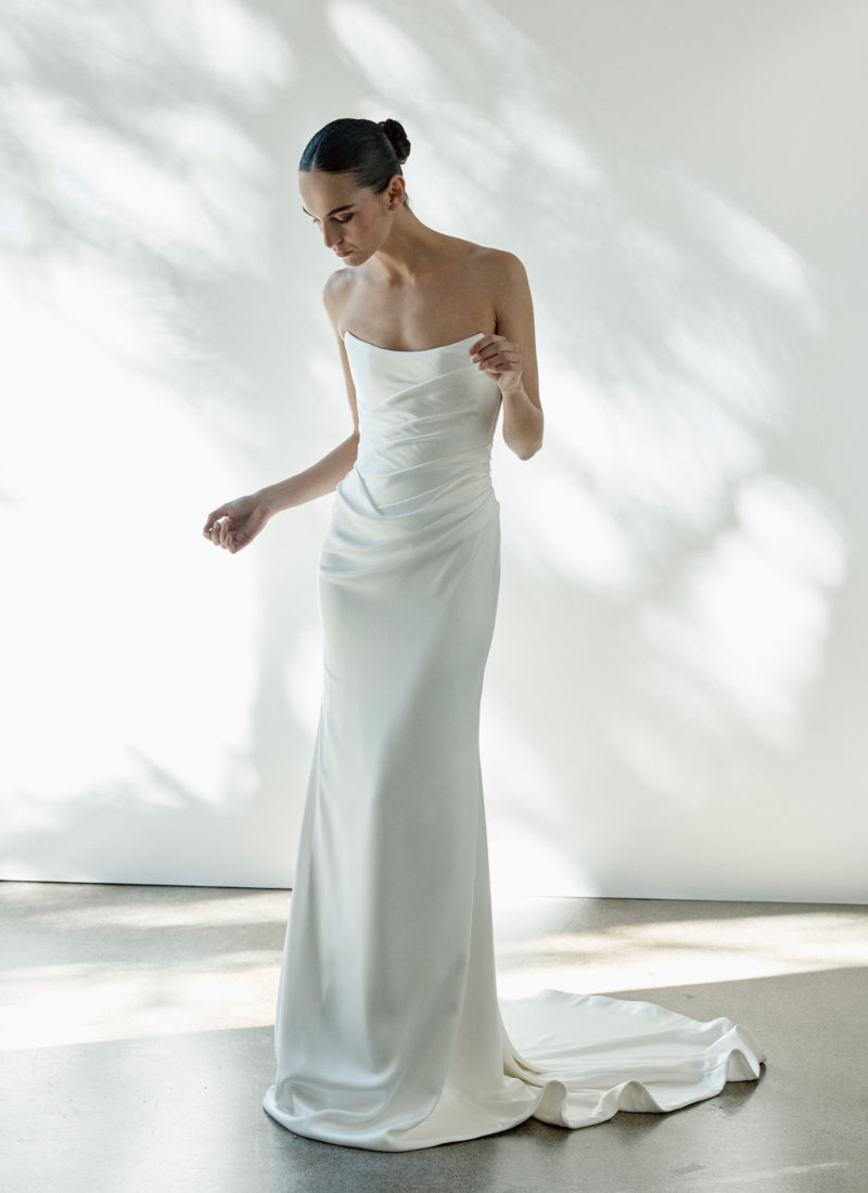 KYHA Iver gown modern wedding dresses Adelaide