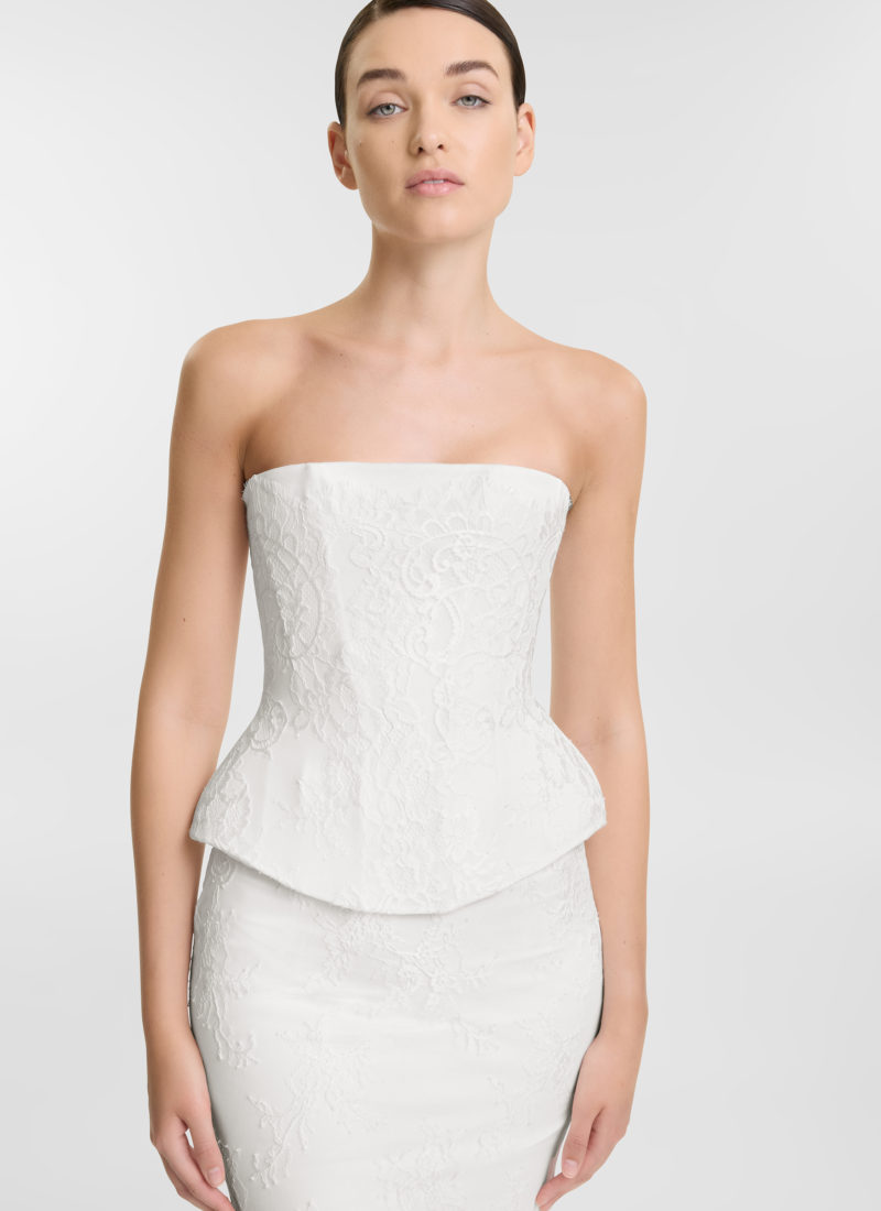 Modern lace bridal separates by KYHA adelaide