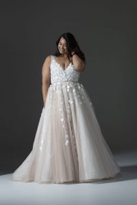Hera Cuture plus size wedding dresses Adelaide Lavant gown