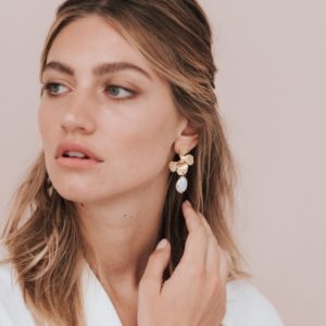 Maison Sabben French bridal-earring-minimal available in Australia