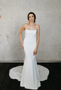 Alyssa Kristin crepe wedding dresses Adelaide