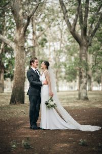 Simple white wedding dress Adelaide