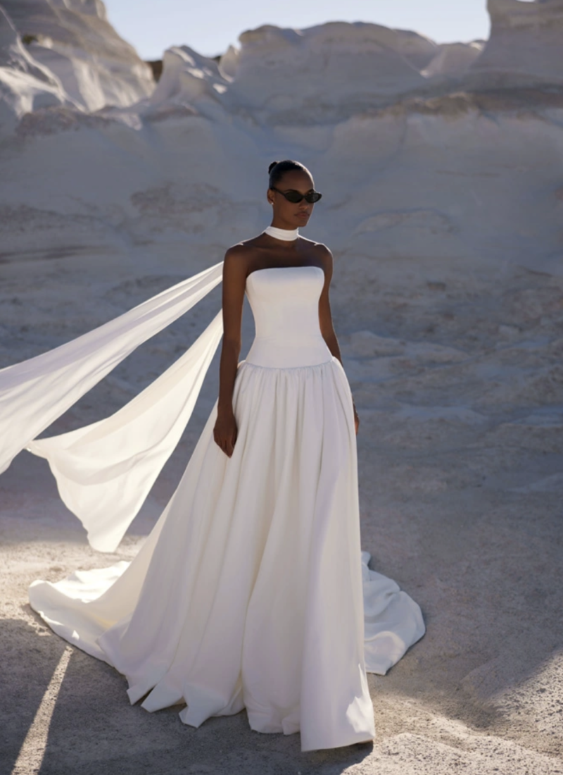 Saba drop waist Eva Lendel wedding dresses Adelaide