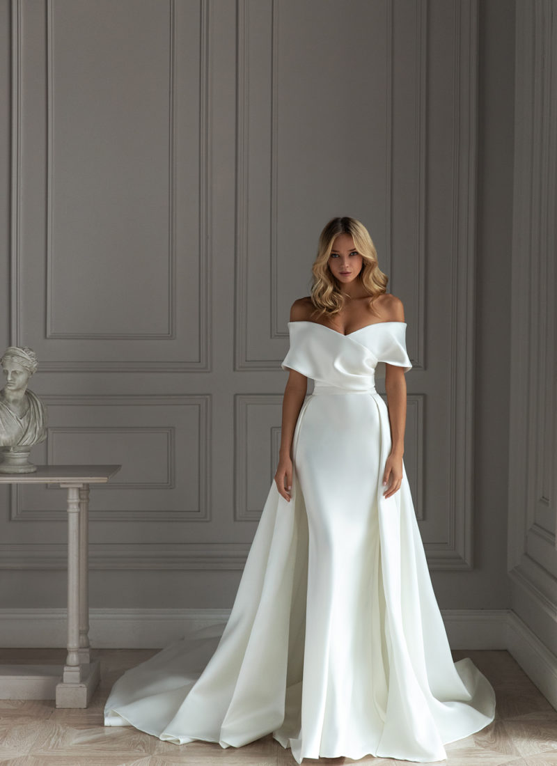 Jess off shoulder wedding dresses Eva Lendel Adelaide