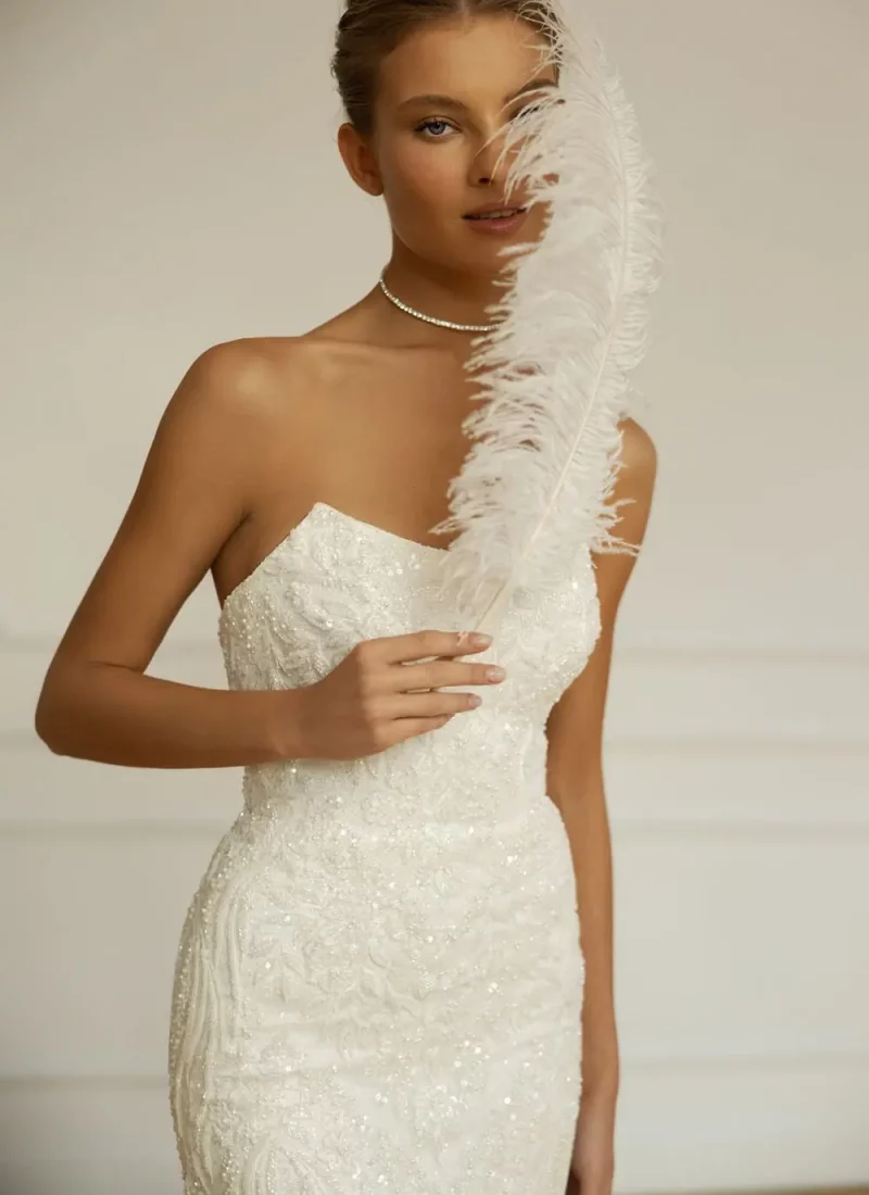 Eva Lendel beaded wedding dresses Adelaide