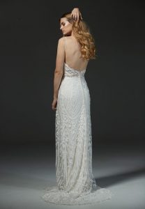 Audrey beaded wedding dress by Hera Couture available in Adelaide