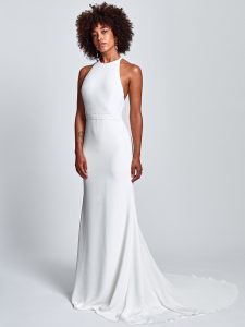 Modern silk wedding dress by Alexandra Grecco available in Adelaide